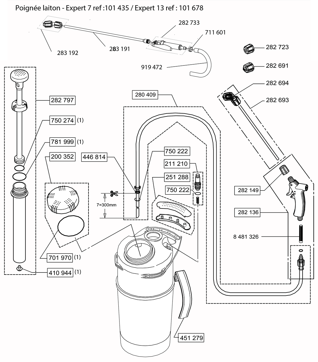 Pièces EXPERT 7 VITON (Ref. 101435)